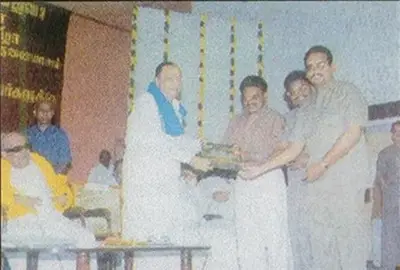 AWARD FROM TAMIL NADU CHIEF MINISTER DR.M.KARUNANIDHI